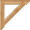 Ekena Millwork Traditional Slat Rough Sawn Bracket, Western Red Cedar, 6"W x 42"D x 42"H BKT06X42X42TRA06RWR - alternate 3